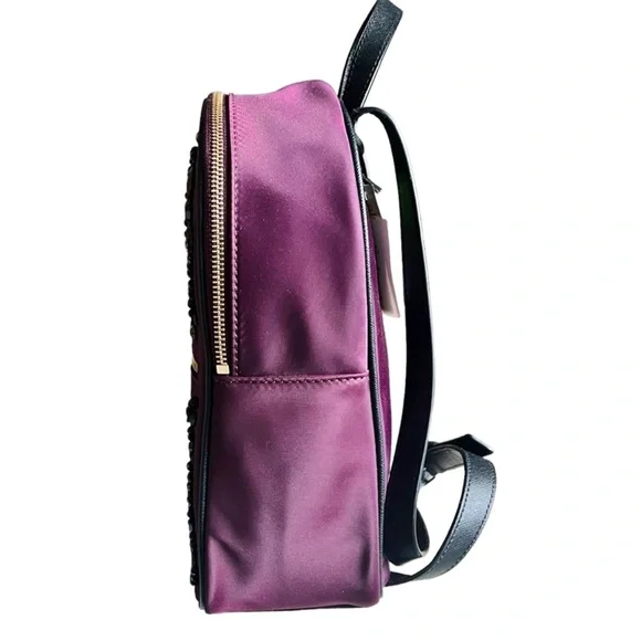 ♠️ Kate Spade Wilson Road Embellished Small Bradley Backpack Plum Purple ♠️ - Picture 6 of 10